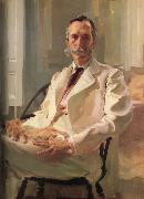 Cecilia Beaux Man with a Cat France oil painting artist
